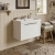 Delphi Grange Satin White 600mm 1-Drawer Wall Hung Vanity Unit with Basin | Thumbnail Image