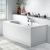 Delphi Halite End Bath Panel 550mm H x 900mm W - Gloss White
