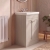 Delphi Hayloft 500mm 2-Door Floor Standing Vanity Unit (inc Fireclay 1TH Basin) | Thumbnail Image