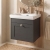 Delphi Hayloft 500mm 1-Drawer Wall Hung Vanity Unit (inc Fireclay 1TH Basin) | Thumbnail Image