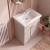 Delphi Hayloft 600mm 2-Door Floor Standing Vanity Unit (inc Fireclay 1TH Basin) | Thumbnail Image