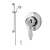 Delphi Highgate Chrome Manual Concealed Shower Set with Slide Rail Kit | Thumbnail Image