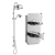 Delphi Highgate Chrome Dual Concealed Shower Set with Rigid Riser Kit | Thumbnail Image