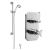 Delphi Highgate Chrome Dual Concealed Shower Set with Slide Rail Kit | Thumbnail Image
