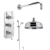 Delphi Highgate Chrome Triple Concealed Shower Set with Fixed Head and Slide Rail Kit | Thumbnail Image