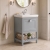 Delphi Homestead 500mm 1-Drawer Floor Standing Traditional Vanity Unit (inc Fireclay Basin) | Thumbnail Image