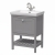 Delphi Homestead 600mm 1-Drawer Floor Standing Traditional Vanity Unit (inc Fireclay Basin) | Thumbnail Image