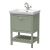 Delphi Homestead 600mm 1-Drawer Floor Standing Traditional Vanity Unit (inc Fireclay Basin) | Thumbnail Image