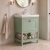 Delphi Homestead 600mm 1-Drawer Floor Standing Traditional Vanity Unit (inc Fireclay Basin) | Thumbnail Image