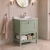 Delphi Homestead 600mm 1-Drawer Floor Standing Traditional Vanity Unit (inc Marble Top Basin) | Thumbnail Image