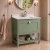 Delphi Homestead 800mm 1-Drawer Floor Standing Traditional Vanity Unit (inc Marble Top Basin) | Thumbnail Image