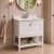 Delphi Homestead 800mm 1-Drawer Floor Standing Traditional Vanity Unit (inc Marble Top Basin) | Thumbnail Image