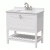 Delphi Homestead 800mm 1-Drawer Floor Standing Traditional Vanity Unit (inc Marble Top Basin) | Thumbnail Image