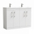 Delphi Horizon 1200mm 4-Door Floor Standing Vanity Unit (inc Basin) | Thumbnail Image