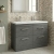 Delphi Horizon 1200mm 4-Drawer Floor Standing Vanity Unit (inc Basin) | Thumbnail Image