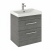 Delphi Horizon 500mm 2-Drawer Wall Hung Vanity Unit (inc Basin) | Thumbnail Image