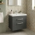 Delphi Horizon 500mm 2-Drawer Wall Hung Vanity Unit (inc Basin) | Thumbnail Image