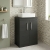 Delphi Horizon 600mm 2-Door Floor Standing Countertop Vanity Unit | Thumbnail Image