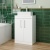 Delphi Horizon Gloss White 600mm 2-Door Floor Standing Countertop Vanity Unit | Thumbnail Image