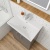Delphi Horizon Gloss Grey 600mm 2-Door Floor Standing Vanity Unit (inc Basin) | Thumbnail Image