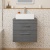 Delphi Horizon Anthracite Woodgrain 600mm 2-Drawer Wall Hung Countertop Vanity Unit | Thumbnail Image