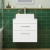 Delphi Horizon Gloss White 600mm 2-Drawer Wall Hung Countertop Vanity Unit | Thumbnail Image