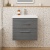 Delphi Horizon Anthracite Woodgrain 600mm 2-Drawer Wall Hung Vanity Unit (inc Basin) | Thumbnail Image