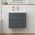 Delphi Horizon Gloss Grey 600mm 2-Drawer Wall Hung Vanity Unit (inc Basin) | Thumbnail Image