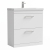 Delphi Horizon 800mm 2-Drawer Floor Standing Vanity Unit (inc Basin) | Thumbnail Image