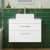Delphi Horizon Gloss White 800mm 2-Drawer Wall Hung Countertop Vanity Unit | Thumbnail Image