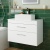 Delphi Horizon Gloss White 800mm 2-Drawer Wall Hung Countertop Vanity Unit | Thumbnail Image