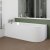 Trojan J Shaped Bath Panel White - 1700 L - 750 W - 510 H