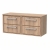 Delphi Lodge Bleached Oak 1200mm 4-Drawer Wall Hung Countertop Vanity Unit | Thumbnail Image