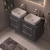 Delphi Lodge 1200mm 4-Drawer Wall Hung Countertop Vanity Unit | Thumbnail Image