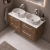 Delphi Lodge 1200mm 4-Drawer Wall Hung White Marble Countertop Vanity Unit | Thumbnail Image