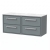 Delphi Lodge 1200mm 4-Drawer Wall Hung White Marble Countertop Vanity Unit | Thumbnail Image