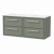 Delphi Lodge 1200mm 4-Drawer Wall Hung White Marble Countertop Vanity Unit | Thumbnail Image