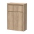 Delphi Lodge Bleached Oak 550mm Back to Wall Toilet WC Unit | Thumbnail Image