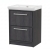 Delphi Lodge Graphite Grey 600mm 2-Drawer Floor Standing Vanity Unit (inc 0TH Classic Basin) | Thumbnail Image