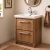 Delphi Lodge 600mm 2-Drawer Floor Standing Vanity Unit (inc Premium Fireclay Basin) | Thumbnail Image