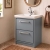 Delphi Lodge 600mm 2-Drawer Floor Standing Vanity Unit (inc Premium Fireclay Basin) | Thumbnail Image