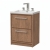 Delphi Lodge Antique Oak 600mm 2-Drawer Floor Standing Vanity Unit (inc 3TH Modern Basin) | Thumbnail Image