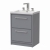 Delphi Lodge Coastal Grey 600mm 2-Drawer Floor Standing Vanity Unit (inc 3TH Modern Basin) | Thumbnail Image