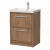 Delphi Lodge 600mm 2-Drawer Floor Standing Vanity Unit (inc Ceramic Basin) | Thumbnail Image