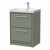 Delphi Lodge 600mm 2-Drawer Floor Standing Vanity Unit (inc Ceramic Basin) | Thumbnail Image