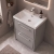 Delphi Lodge 600mm 2-Drawer Floor Standing Vanity Unit (inc Ceramic Basin) | Thumbnail Image