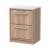 Delphi Lodge 600mm 2-Drawer Floor Standing White Marble Countertop Vanity Unit | Thumbnail Image