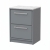 Delphi Lodge 600mm 2-Drawer Floor Standing White Marble Countertop Vanity Unit | Thumbnail Image