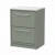 Delphi Lodge 600mm 2-Drawer Floor Standing White Marble Countertop Vanity Unit | Thumbnail Image