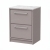 Delphi Lodge 600mm 2-Drawer Floor Standing White Marble Countertop Vanity Unit | Thumbnail Image